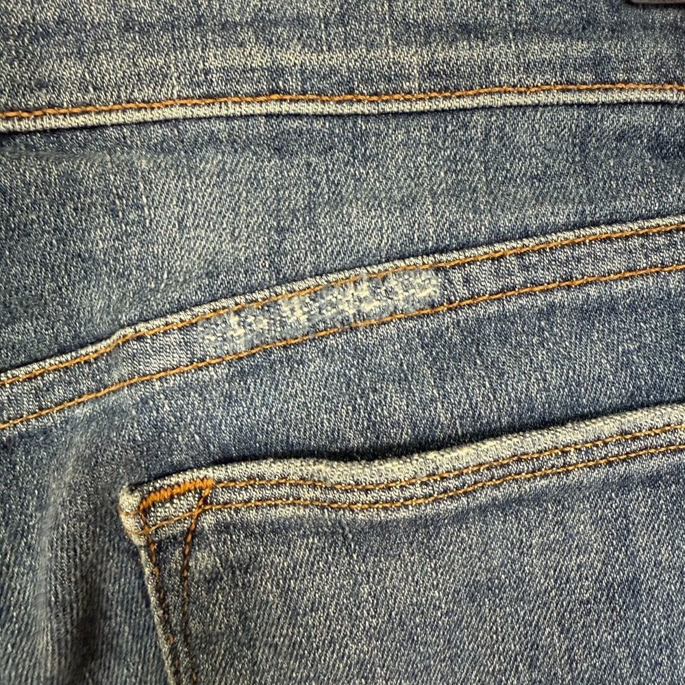 Frame Jeans Womens 26 Blue Le High Straight Raw Hem Medium Wash Cotton Stretch - Picture 5 of 16